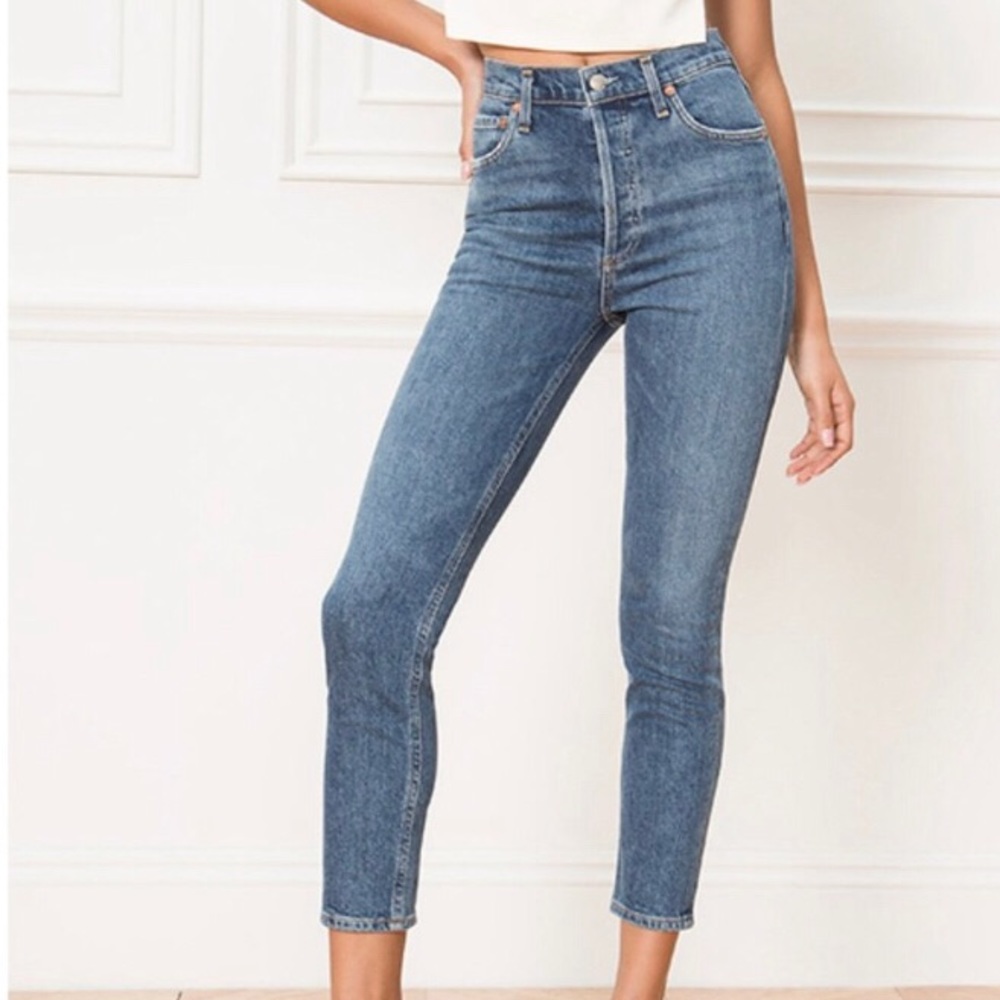 Agolde Nico High Rise Slim Fit Denim-Sz 30